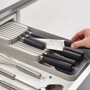 🌟LAST CALL! Joseph Joseph DrawerStore 2 Tier Knife Organizer
